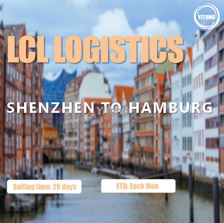 LCL Freight Shipping From Shantou Shenzhen Guangzhou To Hamburg Germany 
