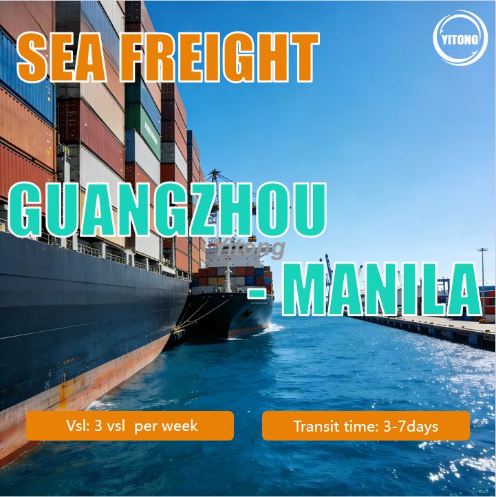  Reliable China To Philippines Shipping Sea Freight From Guangzhou, China To Port of Manila, Philippines
