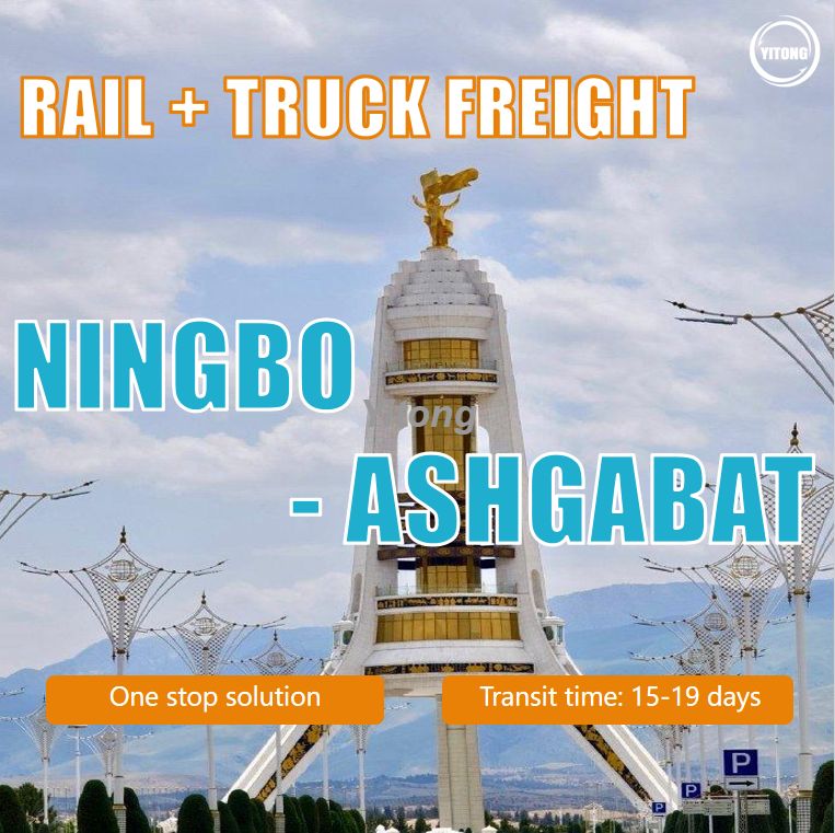 Rail Freight Truck Freight From Ningbo To Ashgabat, Turkmenistan