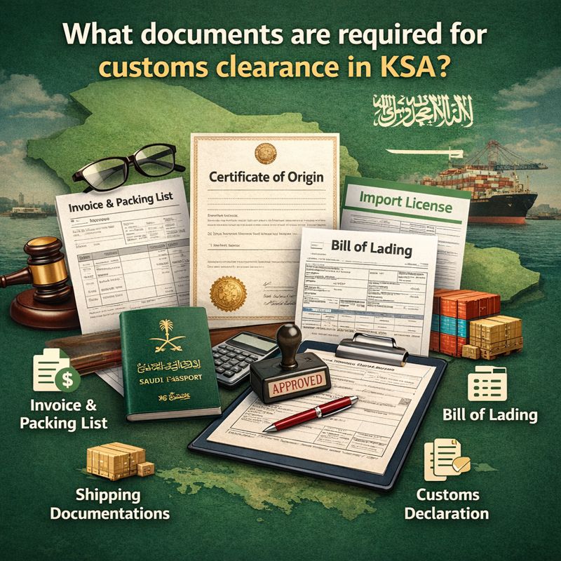 What Documents Are Required for Customs Clearance When Exporting Goods To Saudi Arabia Via International Logistics?