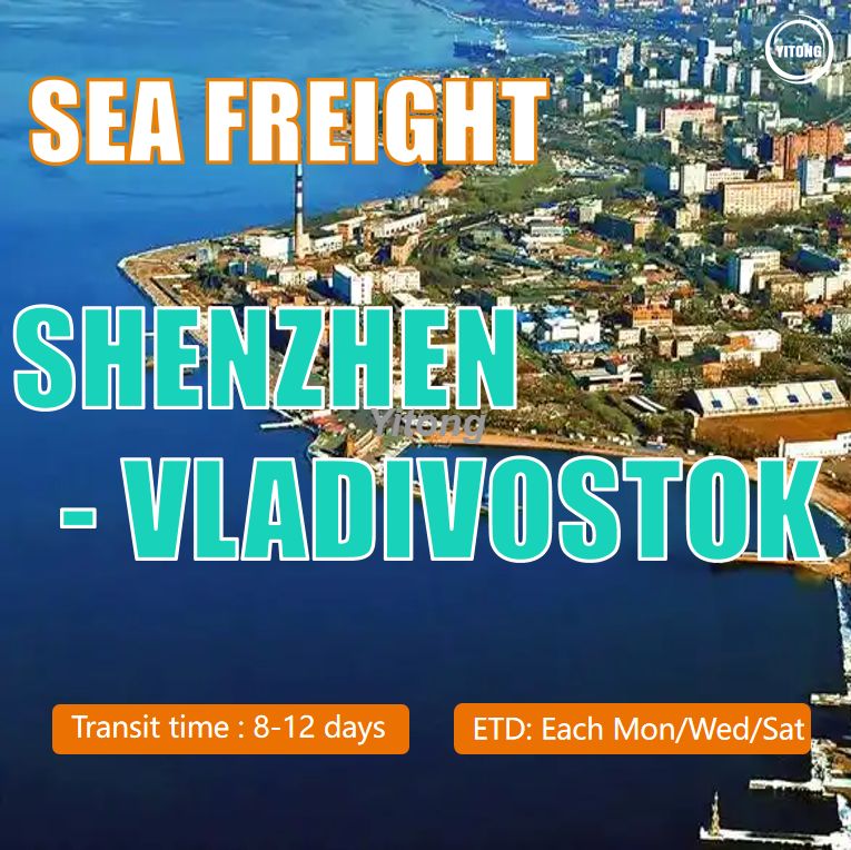 Sea Freight Shipping From Shenzhen To Vladivostok, Russia