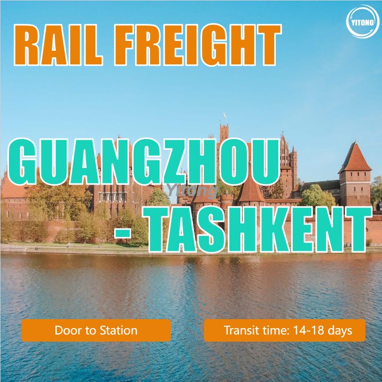 Rail Freight Cargo From Guangzhou To Tashkent, Uzbekistan