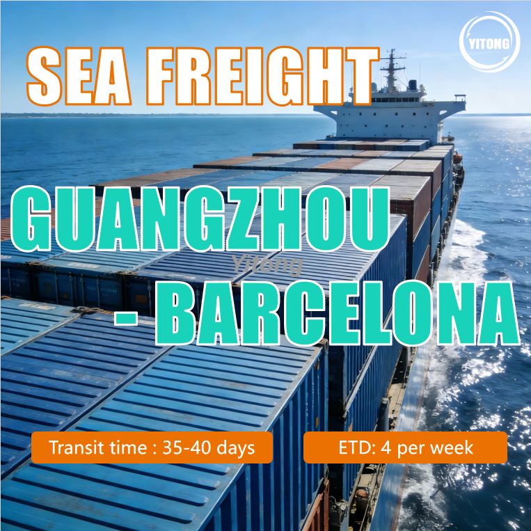 Sea Freight From Guangzhou China To Barcelona Spain Reliable Ocean Shipping European Imports