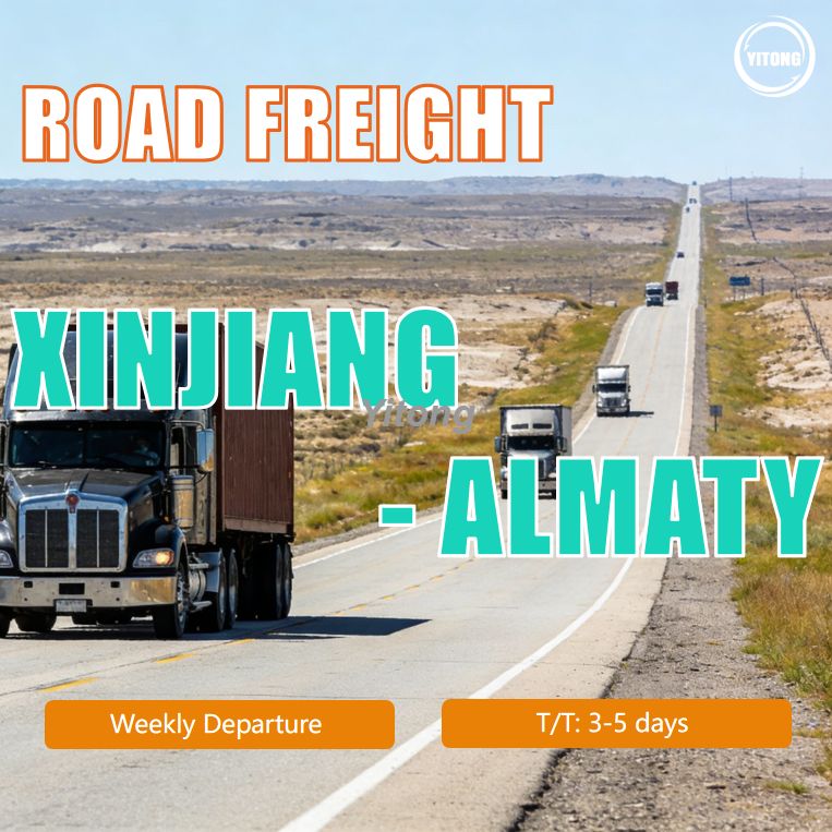 Road Freight From Xinjiang China To Almaty Kazakhstan Door To Door Trucking Service