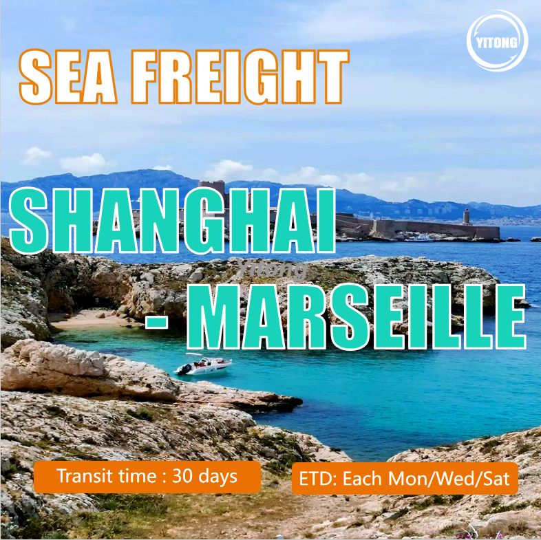 Sea Shipping From Shanghai To Marseille, France