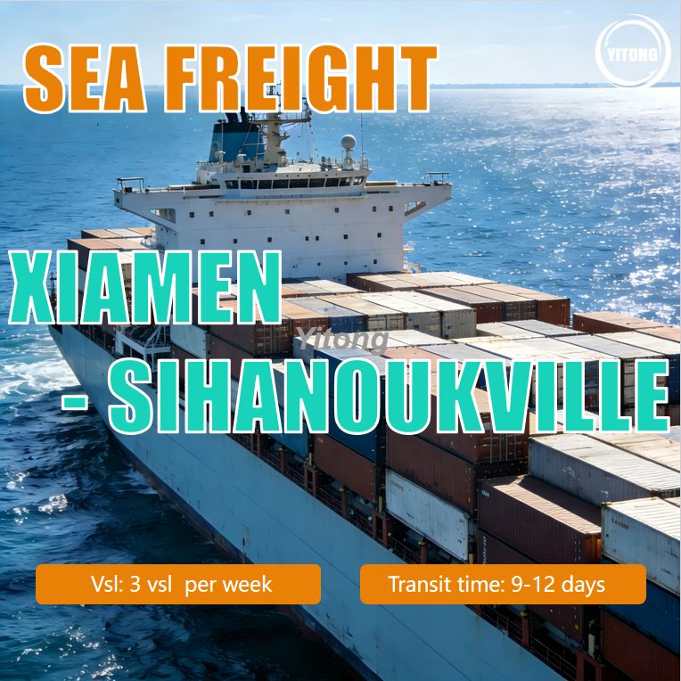 Sea Freight From Xiamen, China To Sihanoukville Port, Cambodia | Reliable China–Cambodia Ocean Shipping