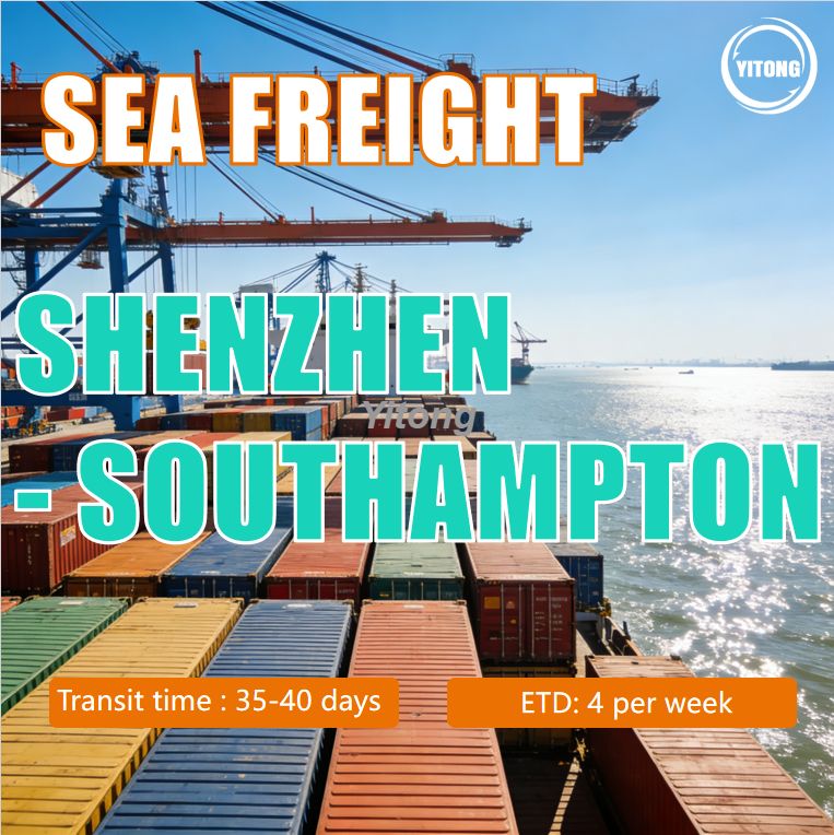 Sea Freight From Shenzhen China To Southampton UK International Ocean Shipping Solutions