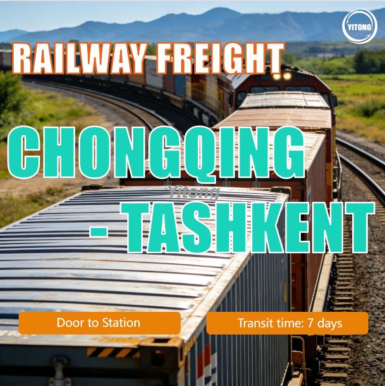Railway Freight From Chongqing China To Tashkent Uzbekistan China To Uzbekistan Rail Cargo Line