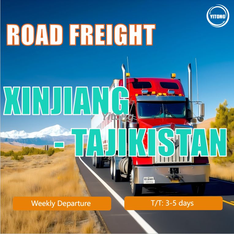 Road Freight From Xinjiang China To Tajikistan Direct Cross Border Truck Transport