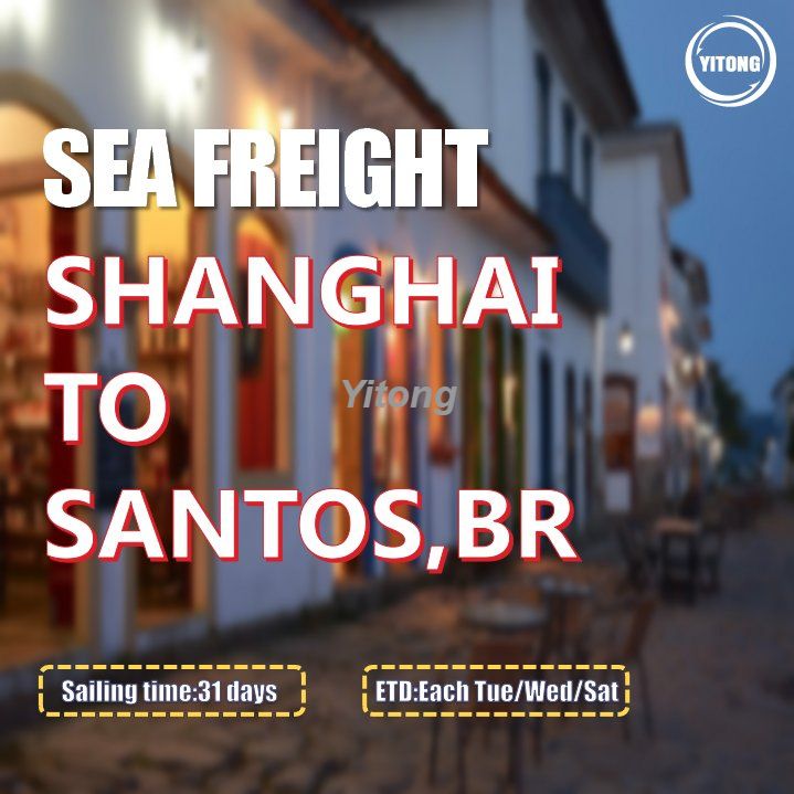 Shipping Freight From Shanghai China To Santos Brazil