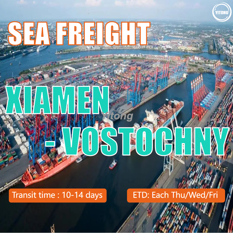 Ocean Shipping Freight From Xiamen To Vostochny Port, Russia