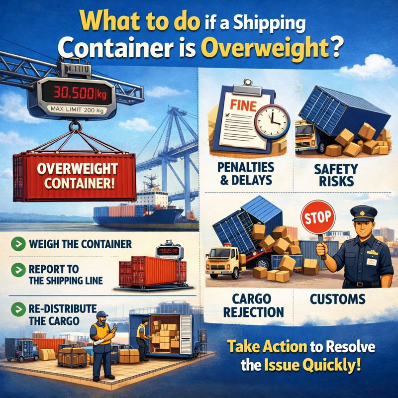 What To Do If A Shipping Container Is Overweight? How To Effectively Avoid Overweight Container Issues!