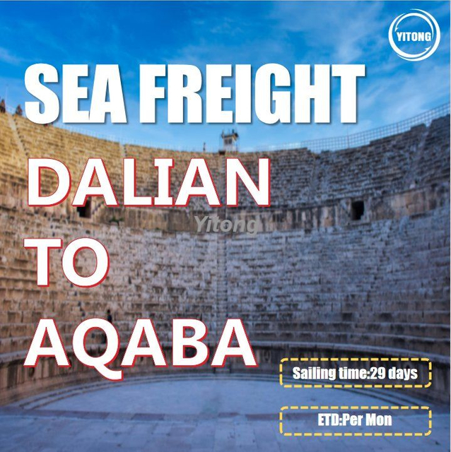 Sea Freight From Dalian China To Aqaba Jordan