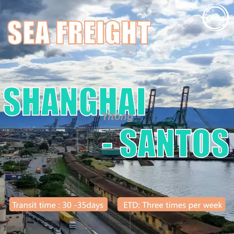 Ocean Freight From Shanghai To Santos Brazil