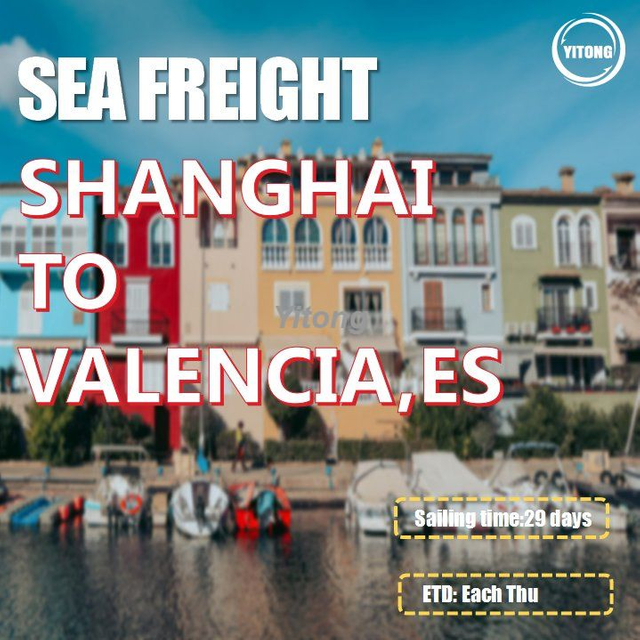 Ocean Freight From Shanghai Shantou Shenzhen To Valencia 
