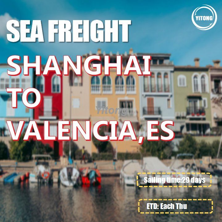 Ocean Freight From Shanghai Shantou Shenzhen To Valencia 