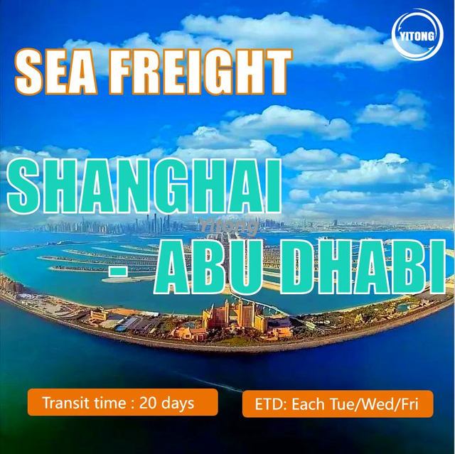 Sea Shipping From Shanghai To Abu Dhabi