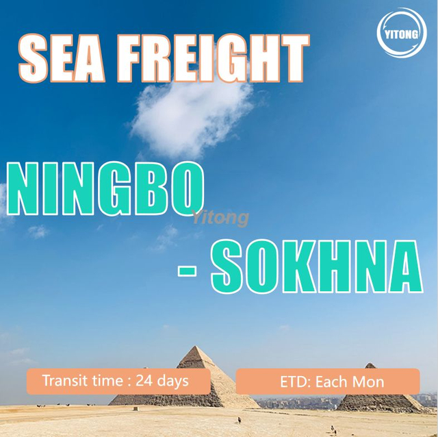  Sea Freight From Ningbo To Sokhna Port, Egypt
