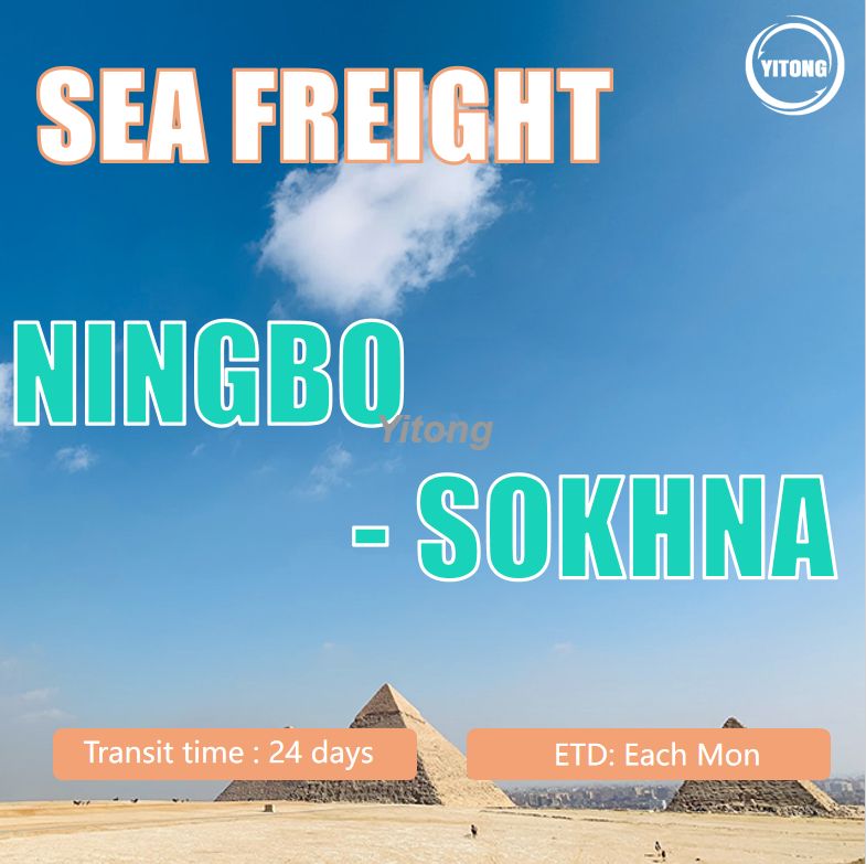  Sea Freight From Ningbo To Sokhna Port, Egypt