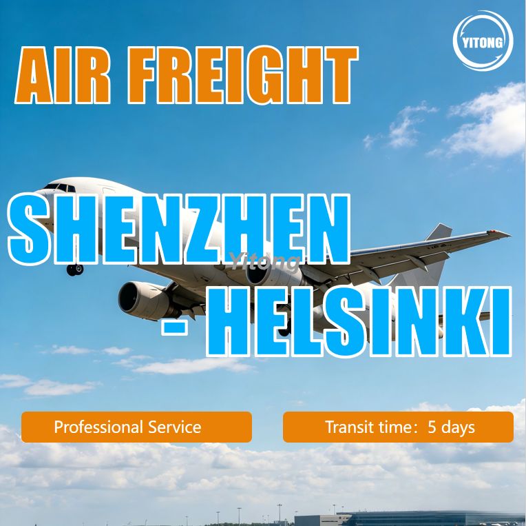 Premium Air Freight From Shenzhen China To Helsinki Airport Finland Fast Reliable Cargo Delivery