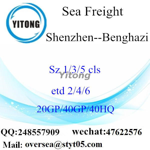 Shenzhen Port Sea Freight Shipping To Benghazi Libya