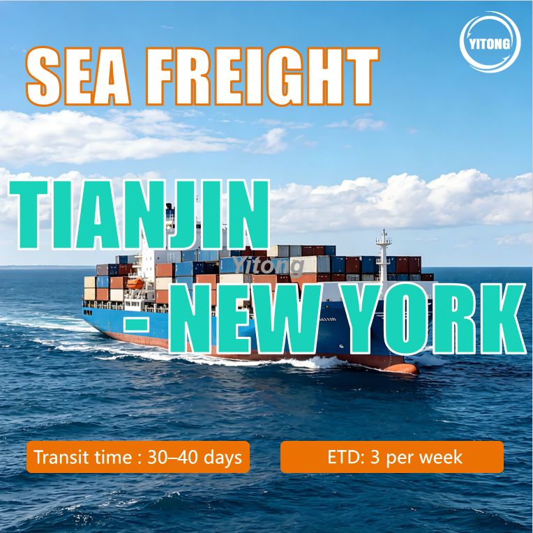 Efficient Sea Freight From Tianjin China To New York USA Reliable East Coast Logistics Solutions
