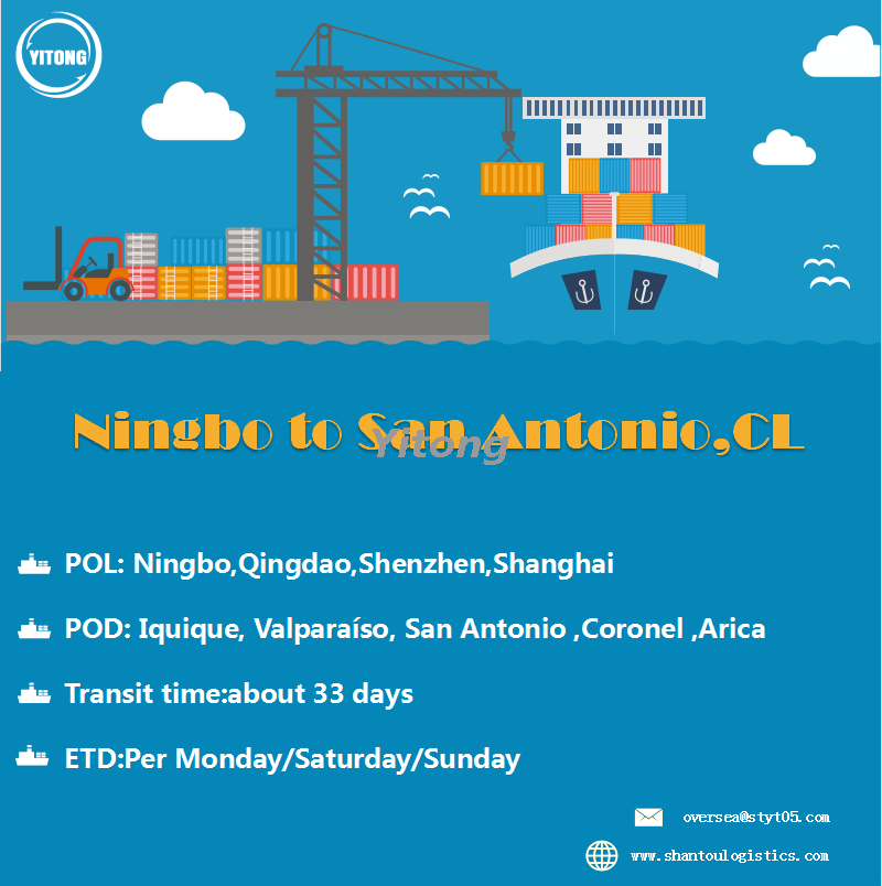 Ocean Freight From Ningbo To Iquique Chile