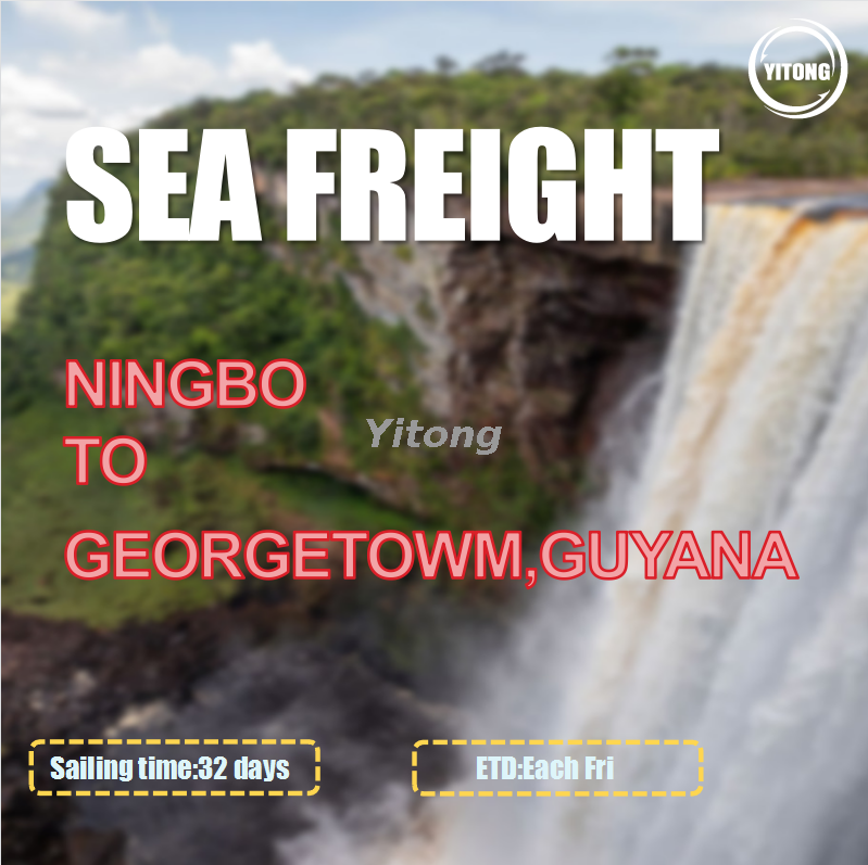 Ocean Freight From Ningbo To Georgetown Guyana