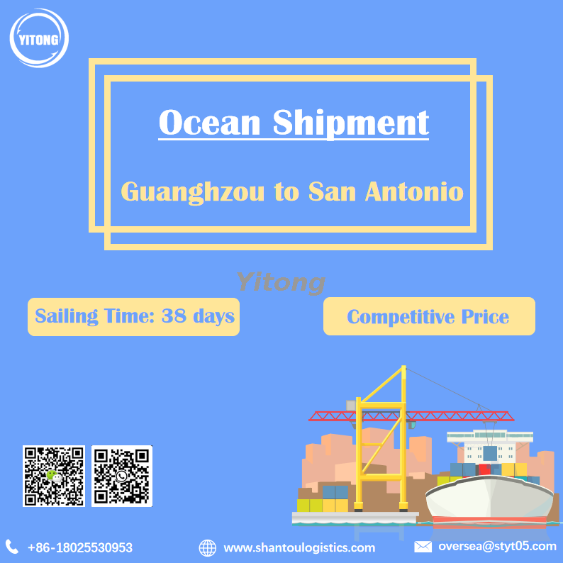 Sea Freight from Guangzhou to San Antonio United States