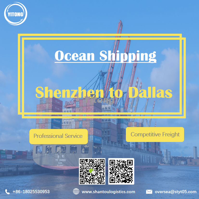 Sea Freight from Shenzhen to Dallas United States