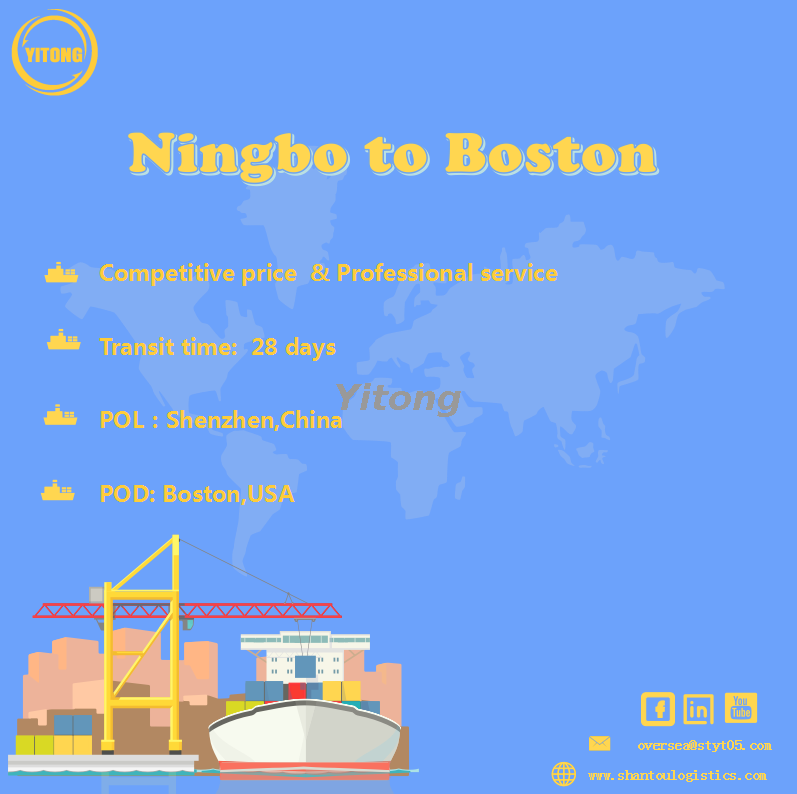 Ocean Freight Service From Qingdao To Boston United States