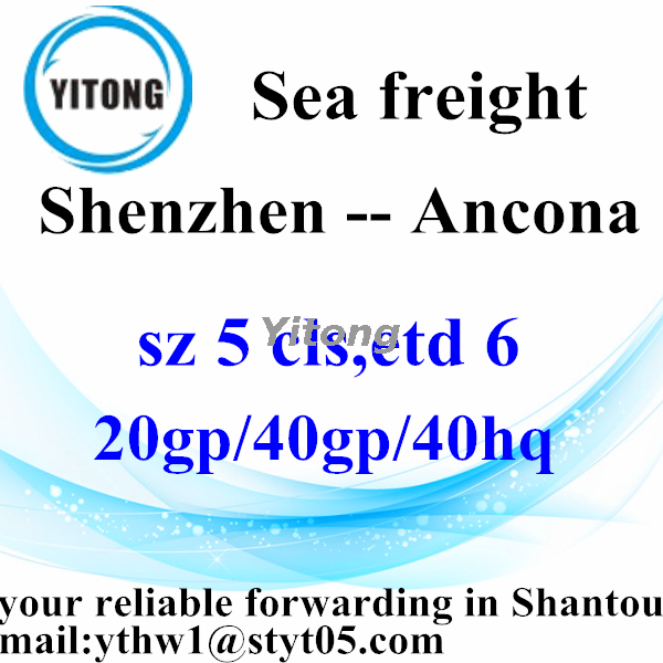 Shenzhen Sea Freight Shipping Services to Ancona Italy