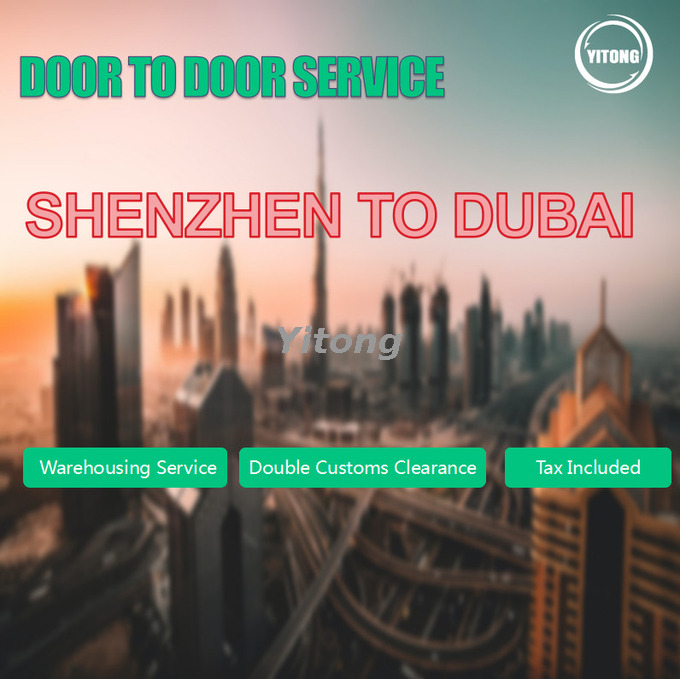 Shenzhen To Dubai UAE Door To Door Freight Service
