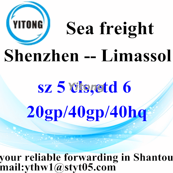 Shenzhen Ocean Freight Shipping Agent to Limassol Cyprus