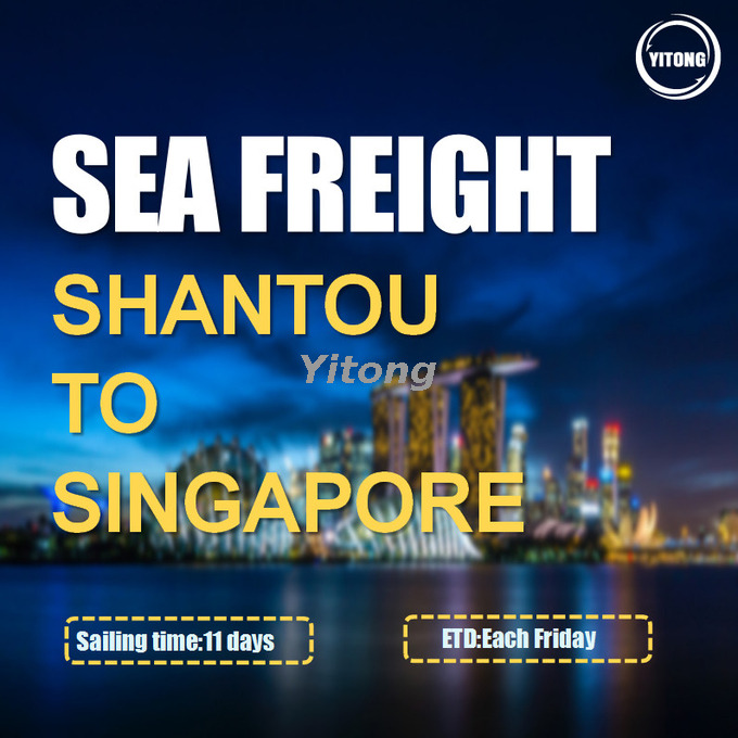 Direct Sailing Sea Freight from Shantou to Singapore
