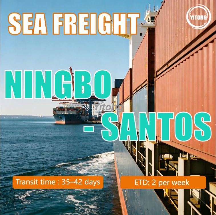 Reliable Sea Freight from Ningbo China to Santos Brazil Flexible South America Shipping Solutions