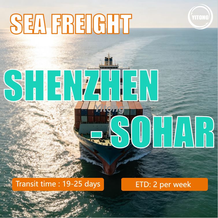 Ocean Freight from Shenzhen China to Sohar Oman 