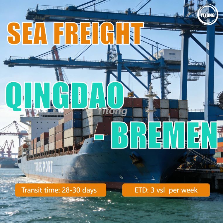 Ocean Freight From Qingdao China To Port of Bremen Germany Smart Northern Europe Shipping