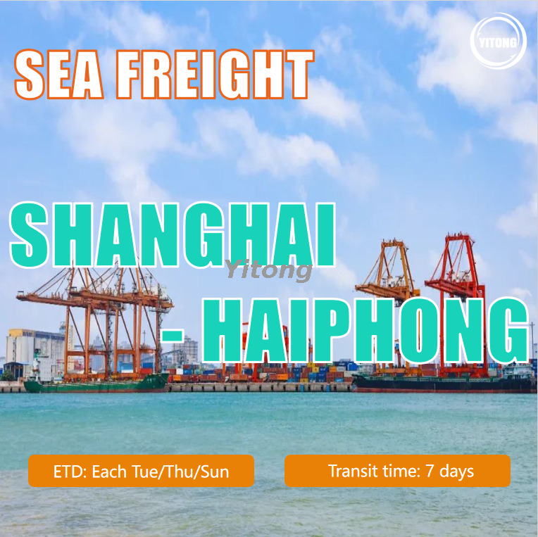From Shanghai To Haiphong Vietnam Sea Shipping