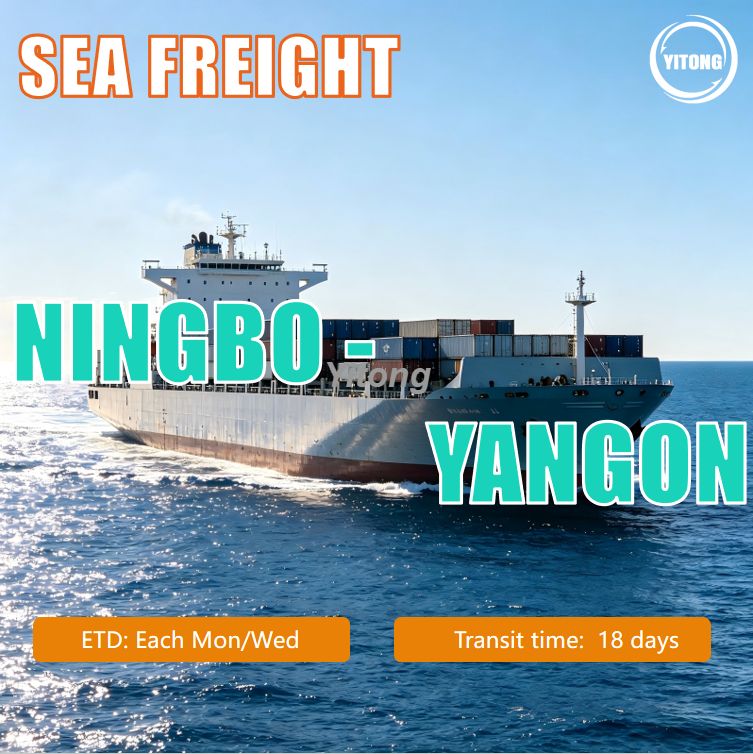 Freight Forwarding Services From Ningbo To Yangon Myanmar