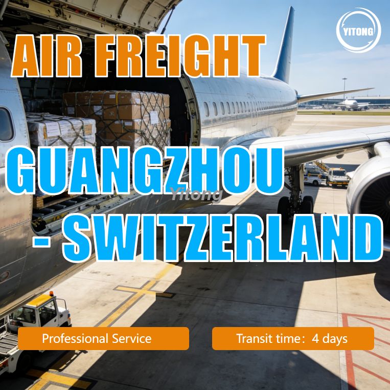 Air Freight From Guangzhou China To Switzerland Express Air Cargo for Europe