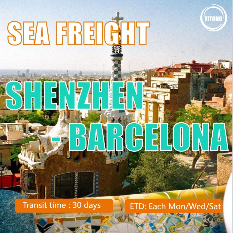 International Sea Freight From Shenzhen China To Barcelona Spain