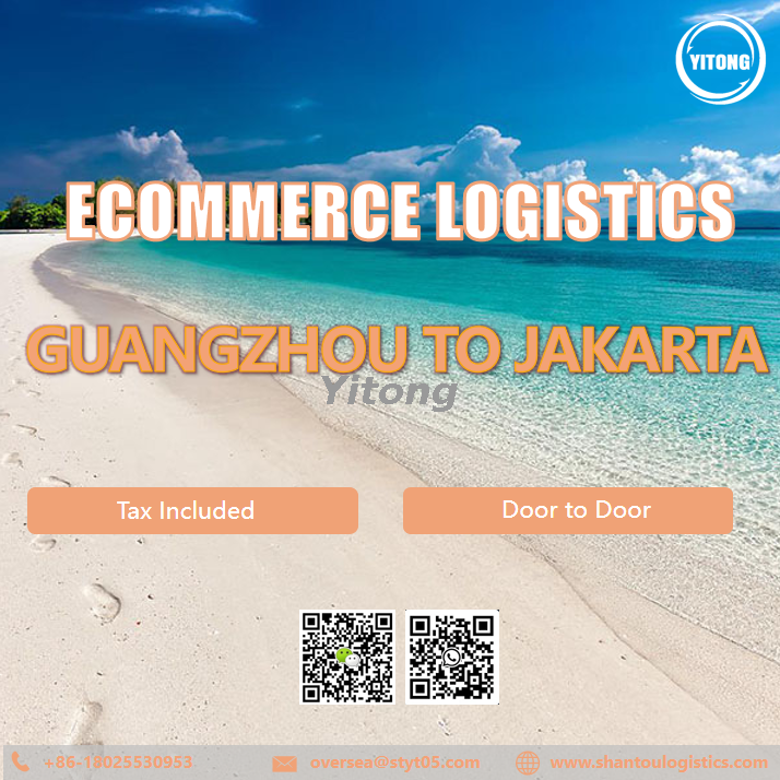 Sea Freight Ecommerce Logistics​ Service from Guangzhou to Jakarta Indonesia