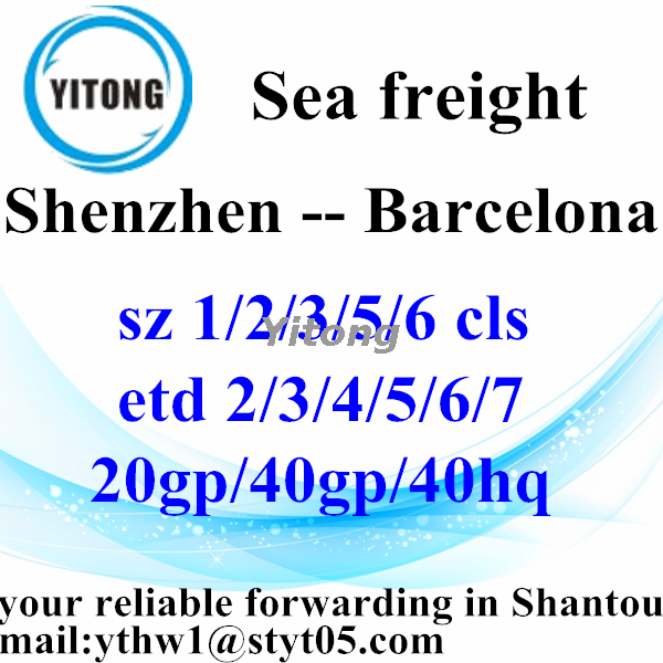 Shenzhen Professional Sea Freight Agent to Barcelona Spain