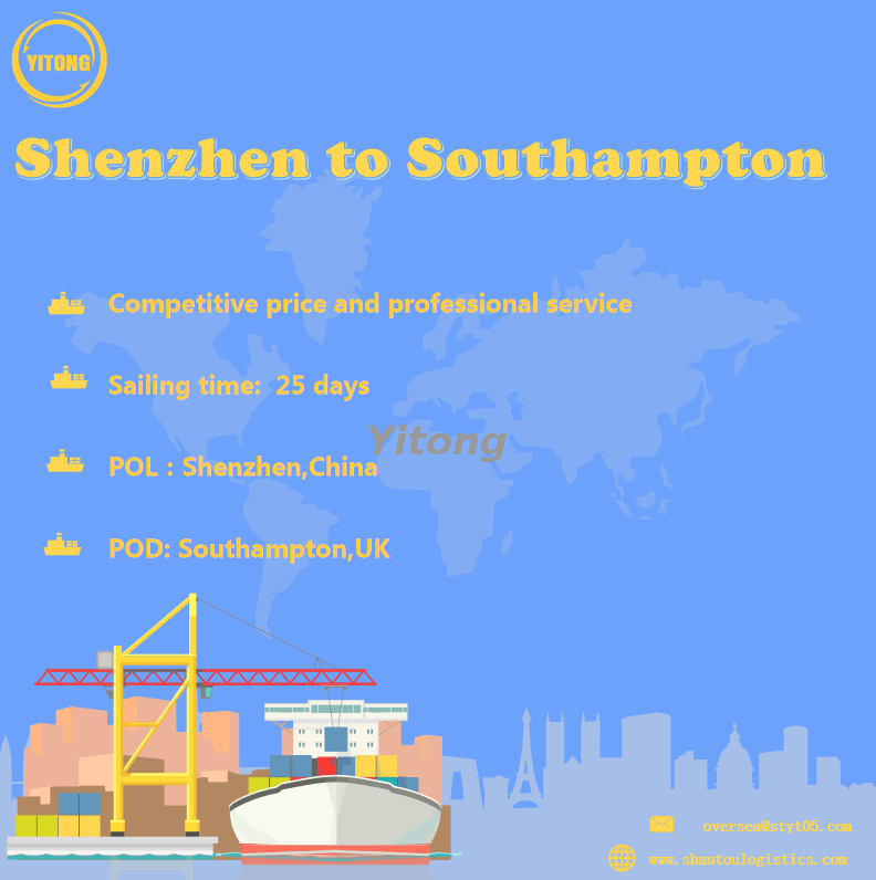 Sea Freight Service From Ningbo To Southampton UK