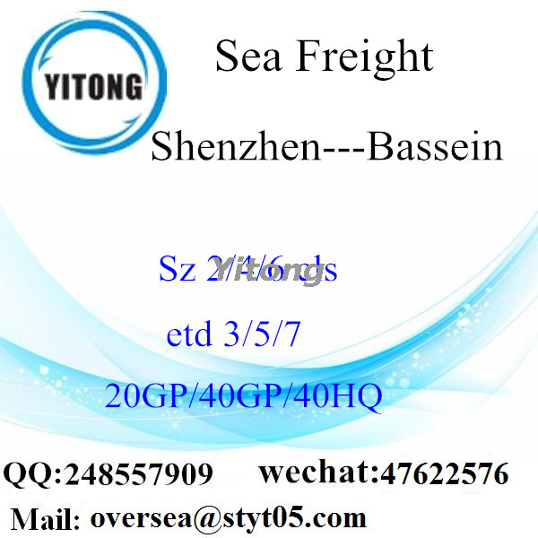 Shenzhen Port Sea Freight Shipping To Bassein Myanmar