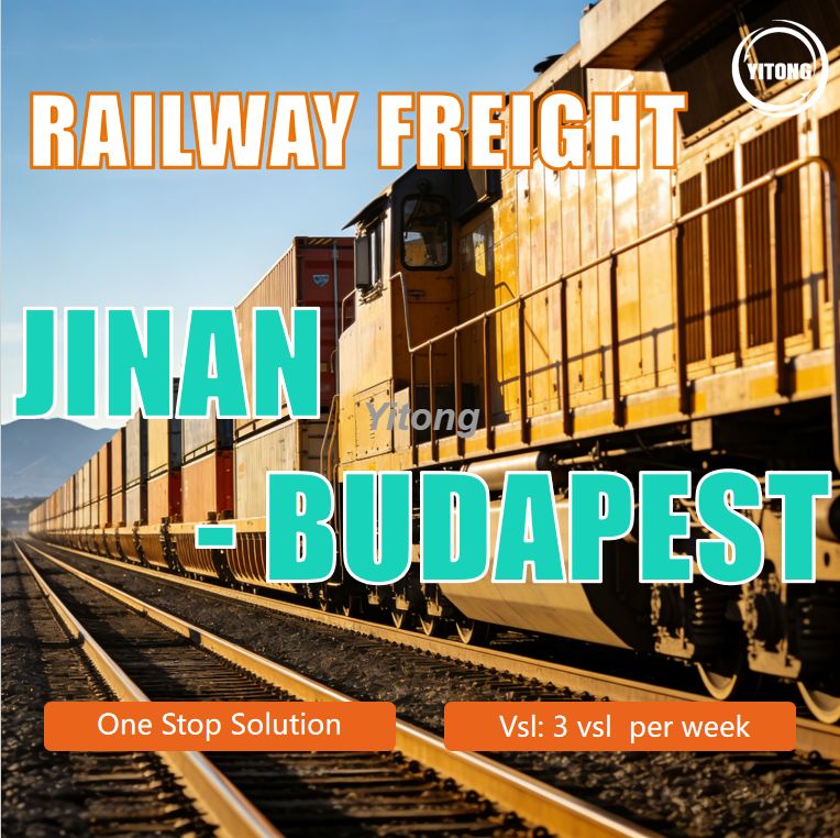Railway Freight From Jinan China To Budapest Hungary Efficient China Europe Rail Cargo