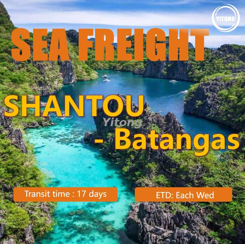 Ocean Freight From Shantou To Batangas Philippines