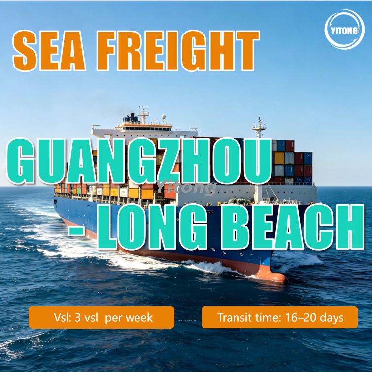 Sea Freight from Guangzhou to Long Beach United States