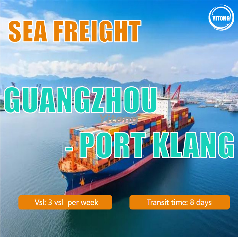 Sea Shipping from Guangzhou to Port Klang Malaysia